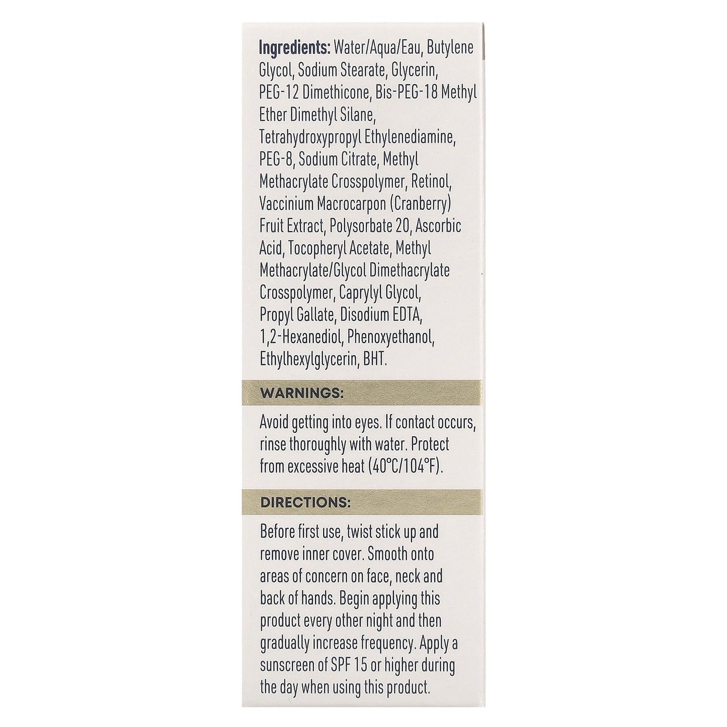 +Derm Correxion®, Firming Serum Stick, 1 Oz (30 G)