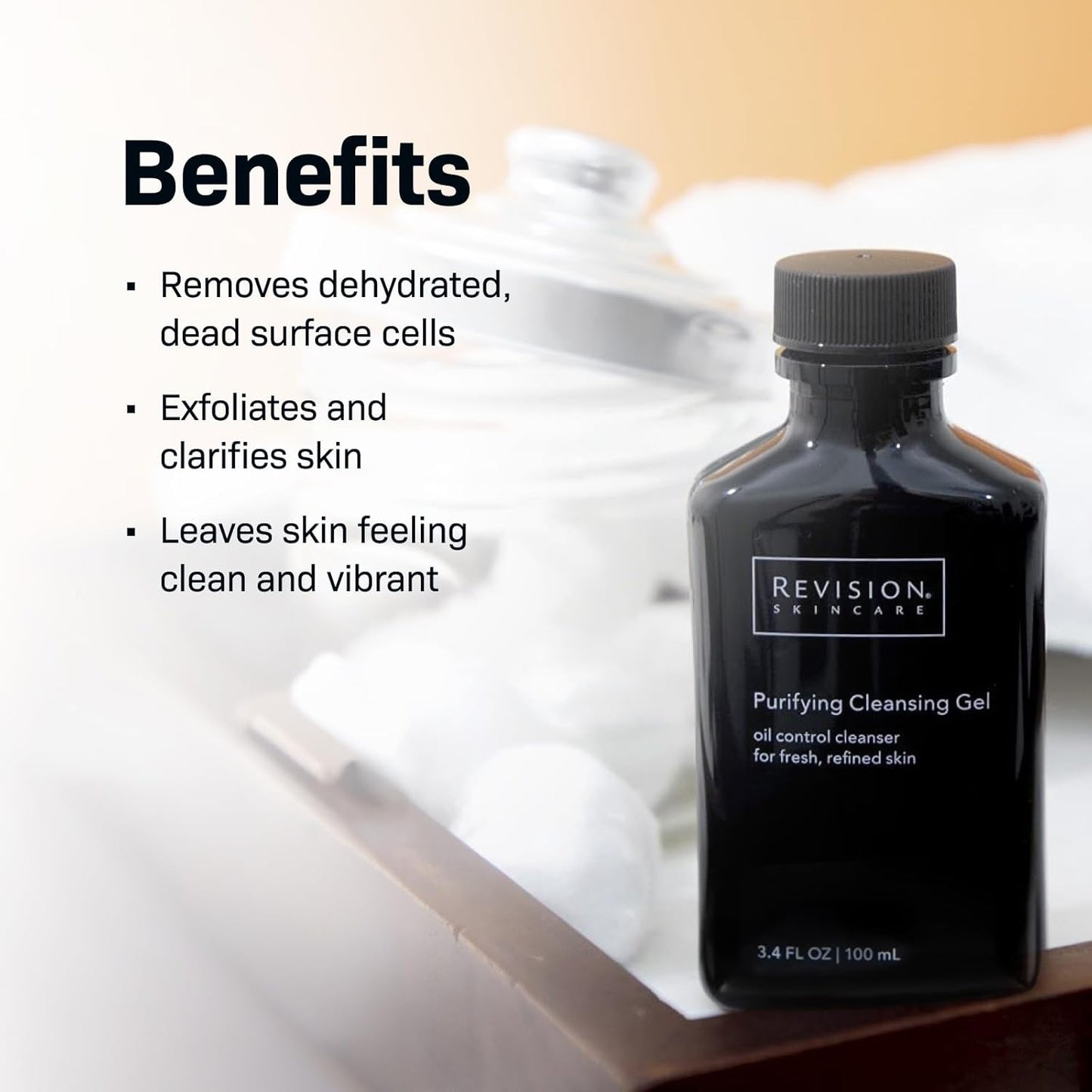 Skincare Purifying Cleansing Gel with Salicylic Acid, Concentrated Exfoliating Daily Face Wash for Oily Skin, 3.4 Ounces