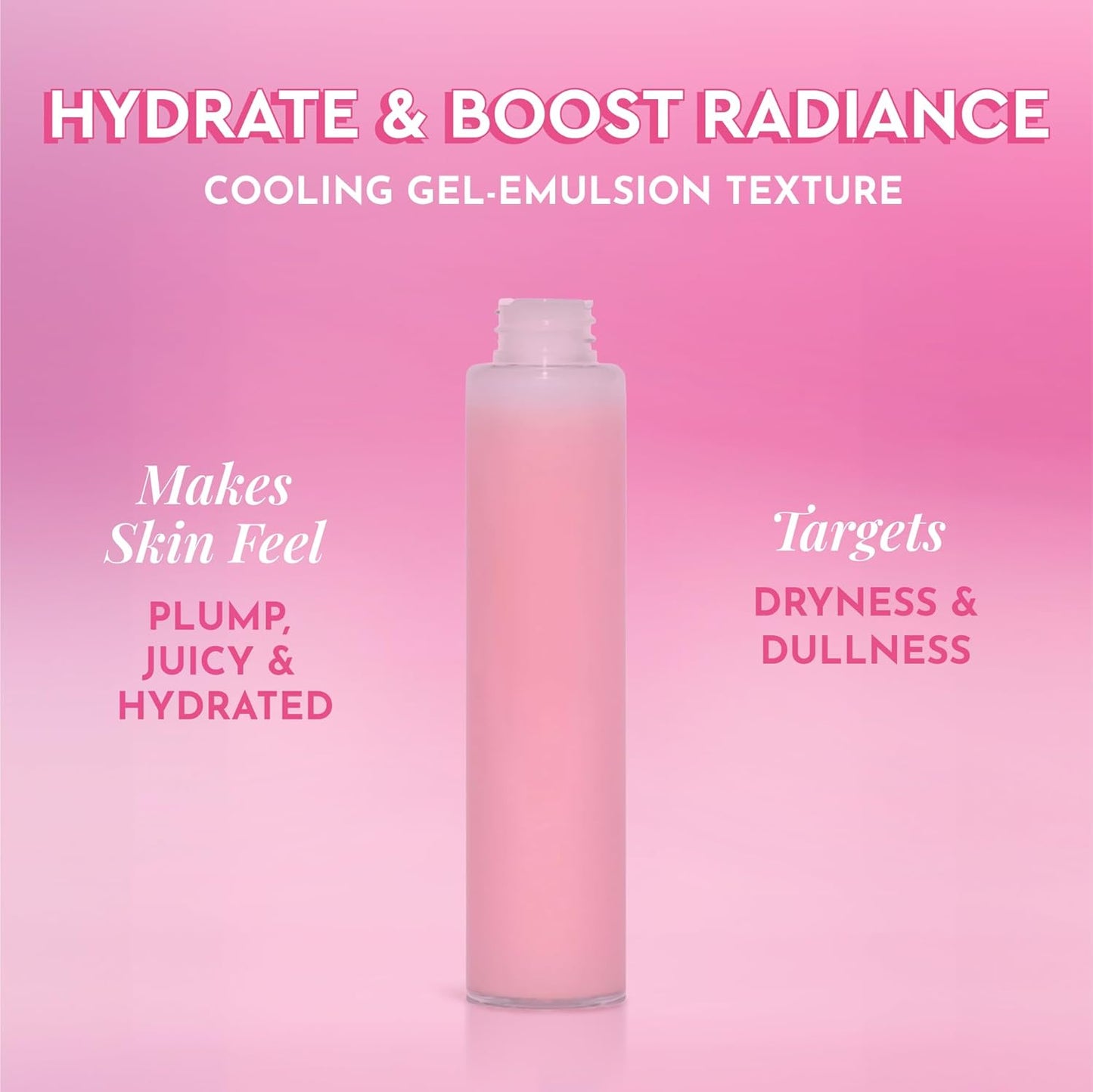 Refill Pink Juice Water Gel Face Moisturizer for Women, Men & Teens - Hydrating Hyaluronic Acid, Radiance Boosting, Non-Comedogenic, Oil-Free, Lasting Korean Skin Care for Oily Skin, 60Ml