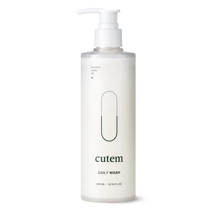 Daily Wash (10.14Fl Oz) - Face and Body Cleanser, Moisturizing for Sensitive Skin. Remove Makeup, Impurities. Korean Skin Care, Mildly Acidic.
