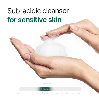 Daily Wash (10.14Fl Oz) - Face and Body Cleanser, Moisturizing for Sensitive Skin. Remove Makeup, Impurities. Korean Skin Care, Mildly Acidic.