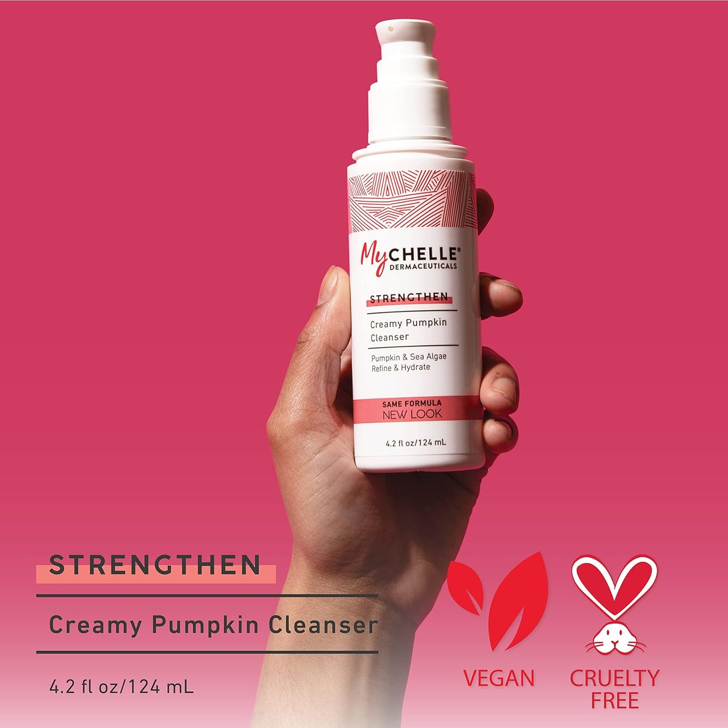 Pumpkin Cleanser (4.2 Fl Oz) - Daily Facial Cleanser & Skin Cleanser with Pumpkin Seed Oil, Cloudberry Extract & Antioxidants - Moisturizes, Nourishes & Helps Strengthen Skin