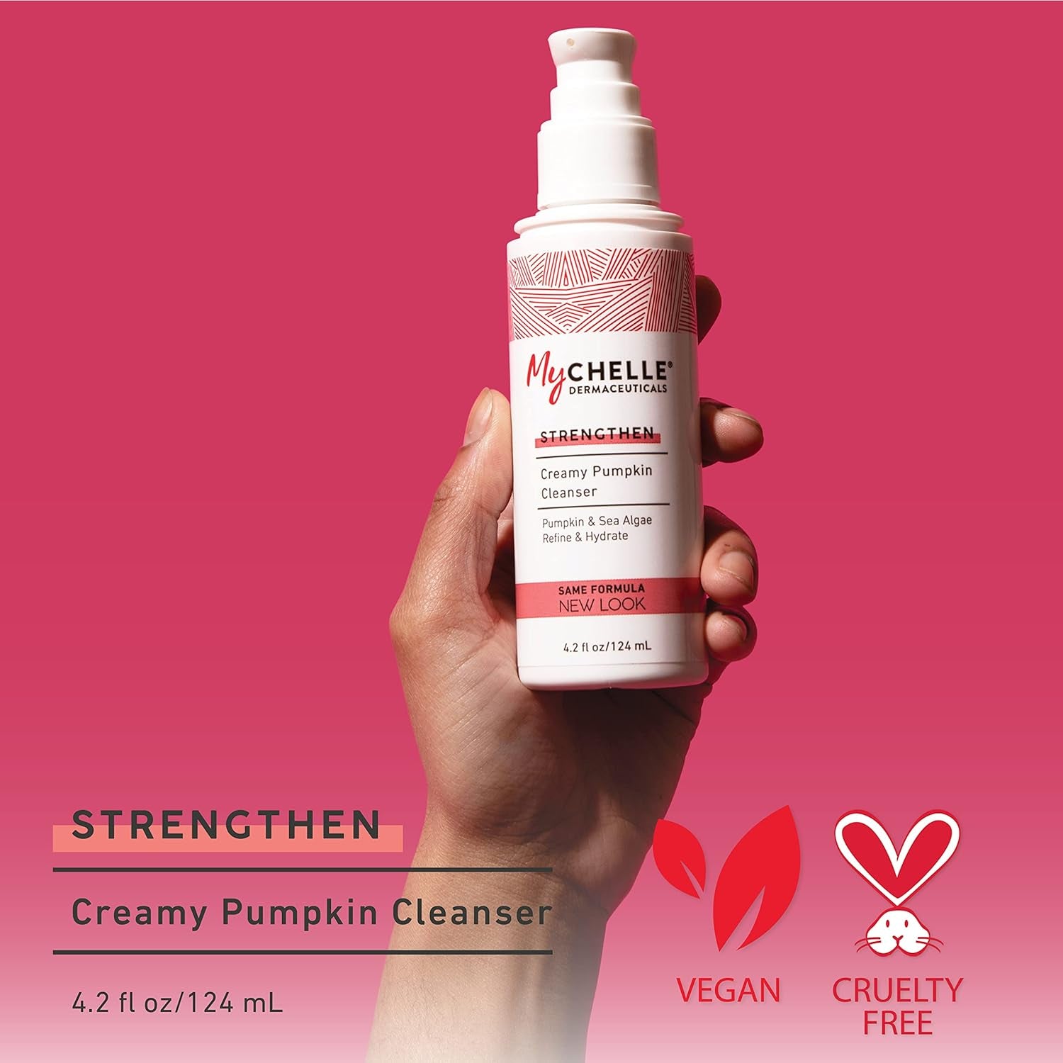 Pumpkin Cleanser (4.2 Fl Oz) - Daily Facial Cleanser & Skin Cleanser with Pumpkin Seed Oil, Cloudberry Extract & Antioxidants - Moisturizes, Nourishes & Helps Strengthen Skin